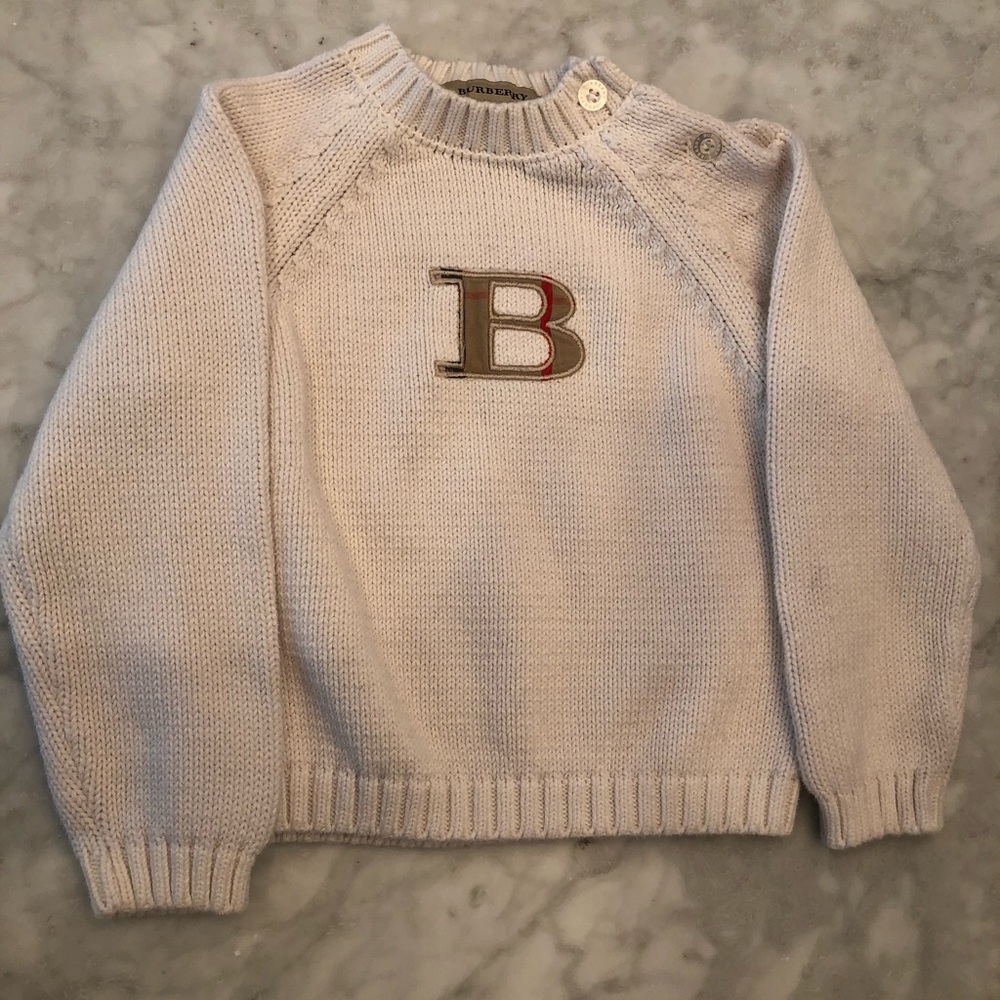 Childrens Burberry Sweater Top